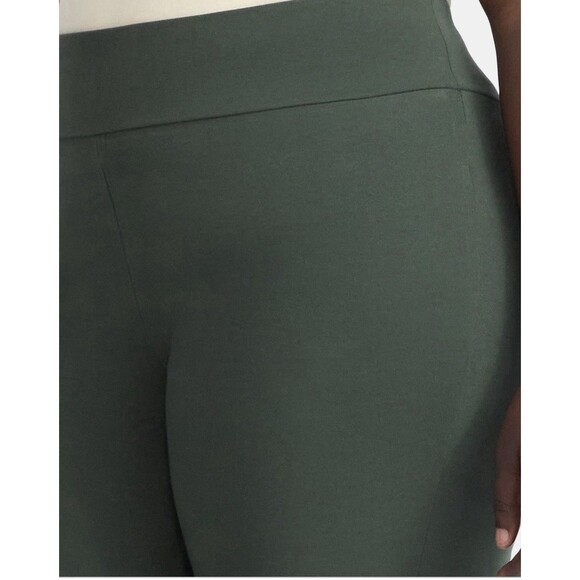 Terra & Sky 4X (28W-30W) High Waist  27" Inseam Dark Aloe Leggings leisure Gym - Picture 3 of 5